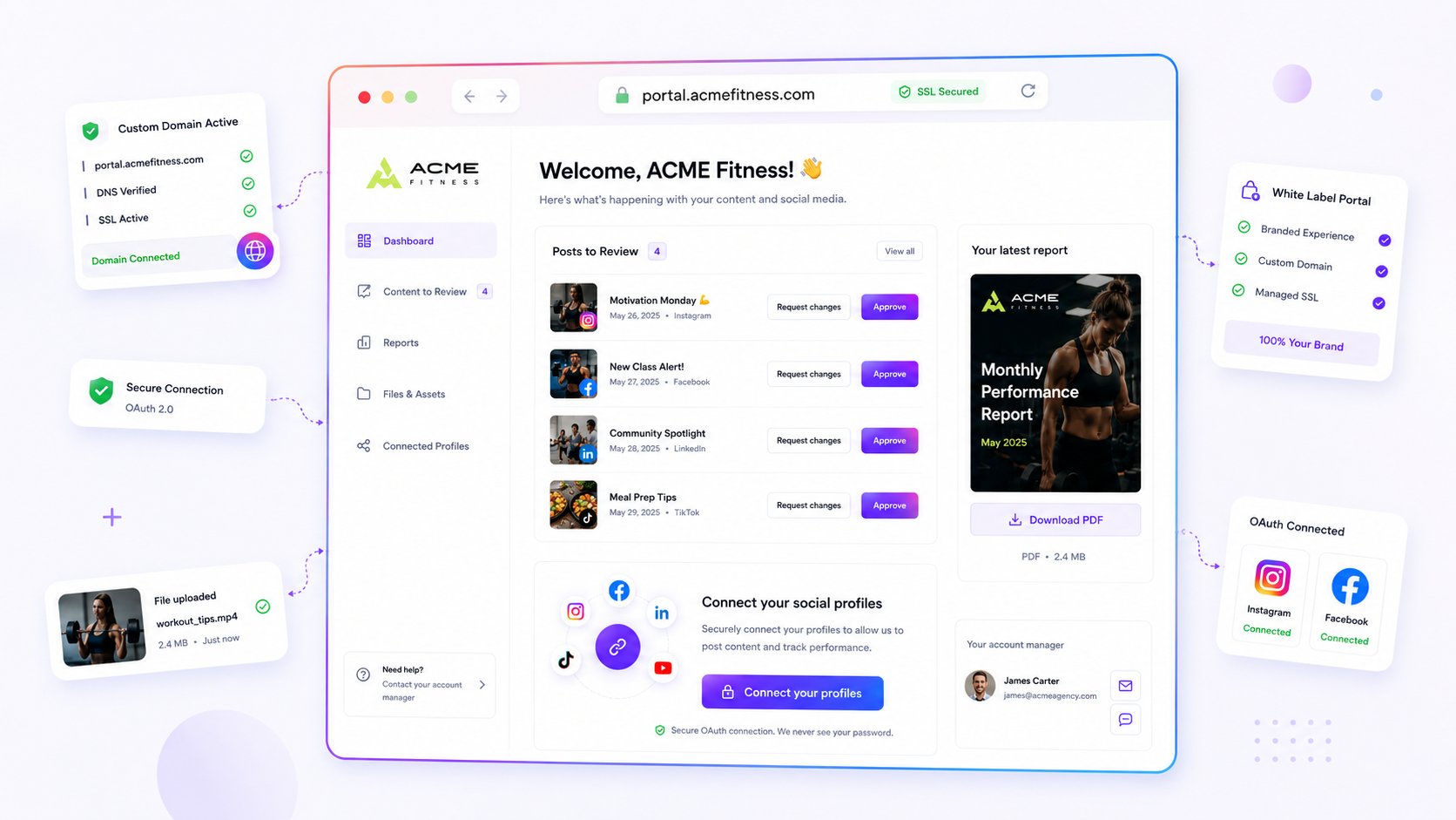 Mydrop Brand Portal feature interface