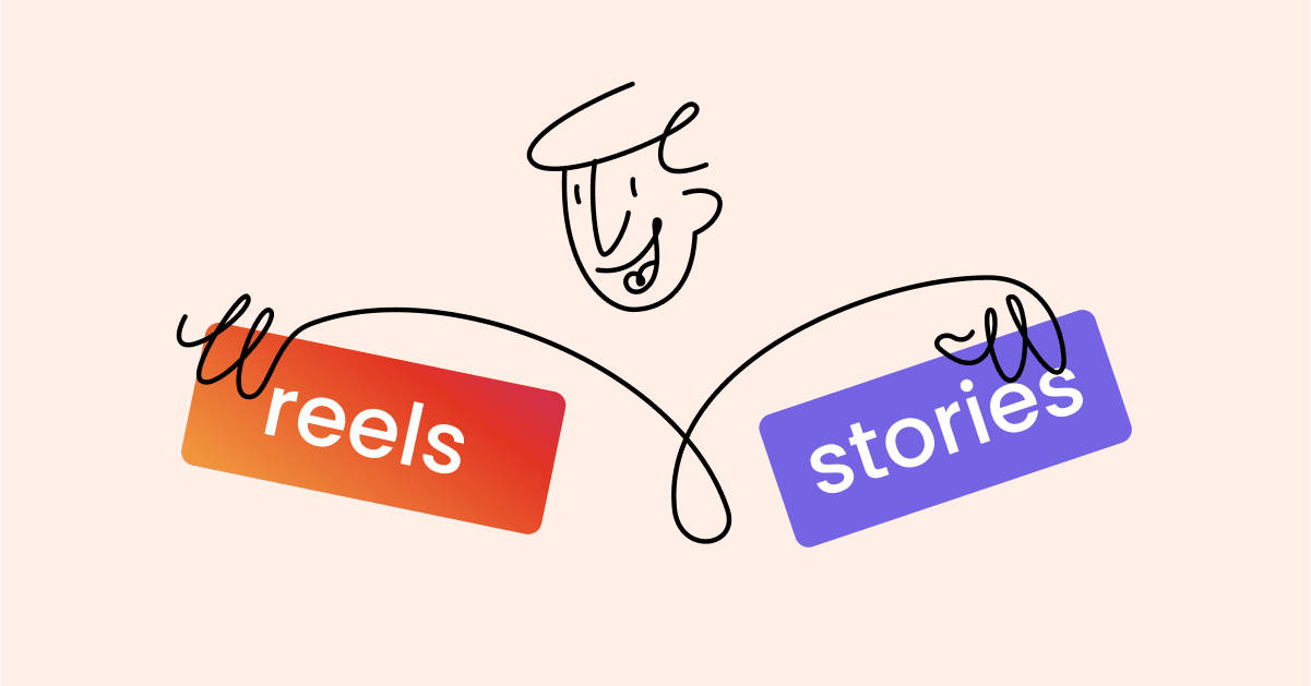 Comparison between Instagram reels and stories formats